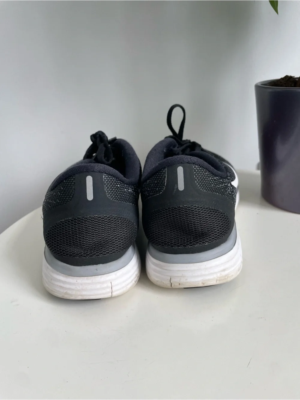 Women Size 8 Nike Free RN Running Shoes Black White